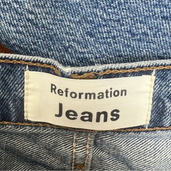 Reformation Stevie Jeans High Rise Straight Size 27 - Picture 6 of 10
